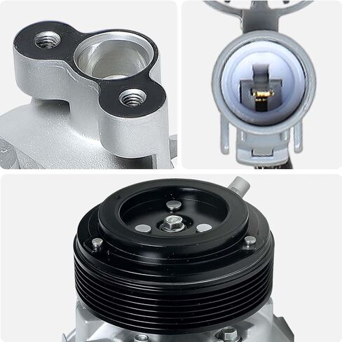 ضاغط مكيف هواء AISIN AFTERMARKET ACCS-00854 - متوافق مع سوزوكي جراند فيتارا 2009-2013 2.4 لتر، كيزاشي 2010-2013 2.4 لتر - مع أخدود 6 بكرات، مع قابض in Kuwait
