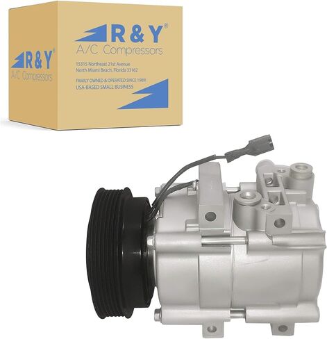 ضاغط تكييف هواء السيارات RYC EG185 (يناسب Hyundai Sonata 2.5L, 2.7L 1999, 2000, 2001, 2002, 2003, 2004, 2005; يناسب Kia Optima 2.5L, 2.7L 2001, 2002, 2003, 2004, 2005، 2006) in Kuwait