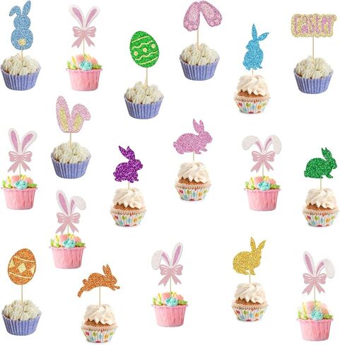 36 pcs 2026 Graduation Cake Toppers, Glitter Cupcakes Grad Cap Diploma Congrats Grad for Class of 2026 Graduation Party Decorations (Black&Gold, Black&Red, Black&Blue) in Kuwait