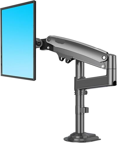 H100 Computer Monitor Stand arm Desktop Suspended Column Lifting Telescopic Bracket Shelf Increased Height 12KG Load-Bearing in Saudi Arabia