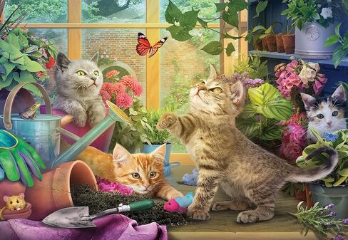 Ravensburger Feel Well & Puzzle: Cheeky Cats 200 Piece Puzzle for Adults in Kuwait