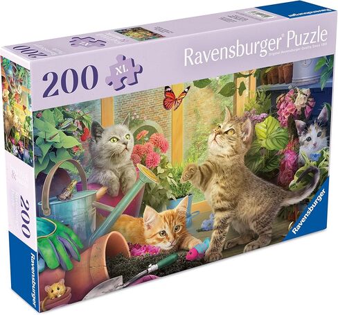 Ravensburger Feel Well & Puzzle: Cheeky Cats 200 Piece Puzzle for Adults in Kuwait