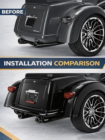 TOFR Rear Crash Bar Bumper Guard for Harley 2009-2025 Tri Glide / 2020-2022 CVO Tri Glide Guide in Saudi Arabia
