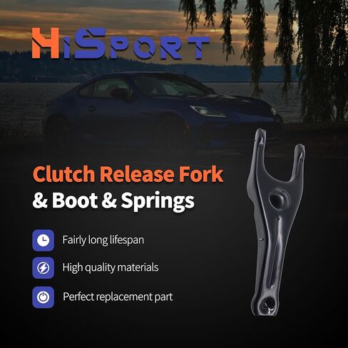 HiSport Clutch Release Fork & Boot & Springs - Compatible with Subaru BRZ 2013-2017 Impreza 1998-2017 Legacy 1997-2017 Outback 2000-2017 Baja 2003-2006 - Replacement for 30534AA001 in Kuwait