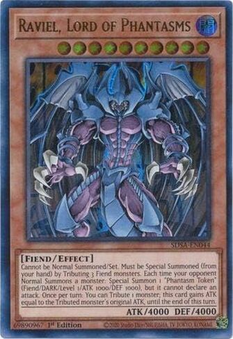 Raviel, Lord of Phantasms - SDSA-EN044 - Ultra Rare - 1st Edition in Saudi Arabia