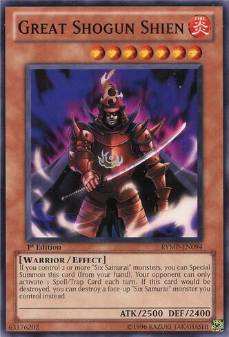 YU-GI-OH! - Great Shogun Shien (RYMP-EN094) - Ra Yellow Mega-Pack - 1st Edition - Common in Kuwait