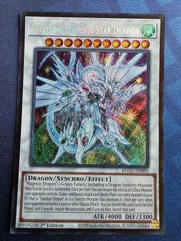 Shooting Majestic Star Dragon - Battles of Legend: Glorious Gallery - BLGG-EN092 - Secret Rare - 1st Edition in Kuwait