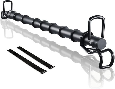 Adjustable Vehicle Clothes Hanging Bar, Car Clothes Hanger Bar 34-54" Non-Slip Rubber Bands Clothing Bar for Hanging in Vehicle Strong Load-bearing Steel Fits SUVs Vans Trucks Cars Keep Clothes Neat in Saudi Arabia