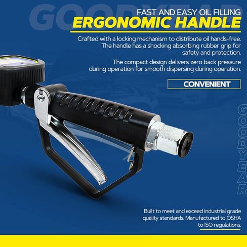 Goodyear Digital Oil Control Valve, Aluminum Body, LCD Display, Shockproof, Waterproof, Multi-Unit Measurement in Saudi Arabia