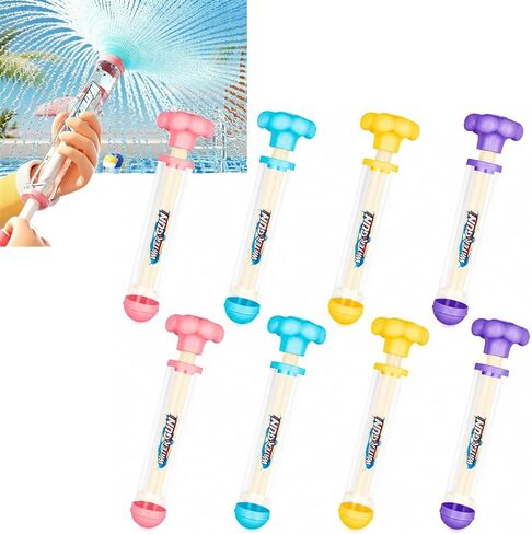 8PCS Firework Water Gun, Fireworks Style Water Spray Props,Couple Romance Firework Style Water Spray Gun, Beach Pool Water Spray Toys, Adult Party Pool Games,for Pools/Bathroom Boy & Girl Gifts in Kuwait