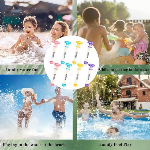 8PCS Firework Water Gun, Fireworks Style Water Spray Props,Couple Romance Firework Style Water Spray Gun, Beach Pool Water Spray Toys, Adult Party Pool Games,for Pools/Bathroom Boy & Girl Gifts in Kuwait