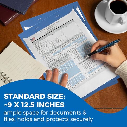 150 Pack Manuscript Covers, Letter-Size Report Covers, Top-Bound Document Folders, 0.23mm / 180gsm Blue Paper Covers for Filing, Organizing & Presentations in Saudi Arabia