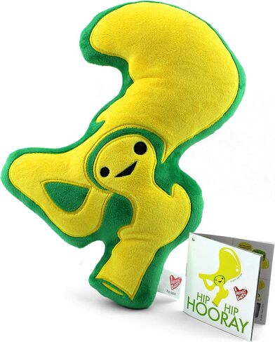 I Heart Guts Hip Plush - 10" Cute Educational Joint Toy for Hip Replacement Surgery Recovery - Funny Get Well Gift for Nurse Patients & Medical Student STEM Anatomy Plushie in Kuwait