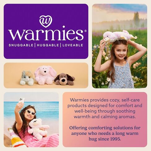 warmies Microwavable & Weighted Stuffed Animals, Yellow Flower Pot - Heated Stuffed Animal Plushie for Warmth & Comfort - Cute Soft Plush Toys for Adults & Children (Boys, Girls, Babies & Toddlers) in Kuwait
