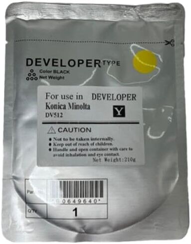 4-Pack DV512 C224 Developer Material Compatible with C224, C284, C364, C454, C554, C554e Printers - CMYK, 210g Total in Saudi Arabia