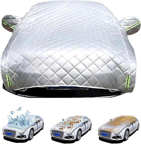 Hail Protection Car Cover for SUV (181–200") – 5MM Thick Padded 5-Layer Hail Cover, Waterproof All Weather, Windproof, UV Resistant, Anti-Dent Protection for SUV Hatchback Truck in Kuwait