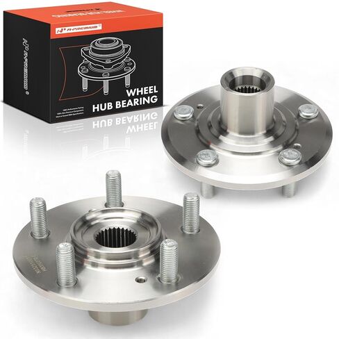 A-Premium 2 x Front Wheel Hub with 5-Lug Compatible with Honda CR-V CRV 1997-2001, Prelude 1997-2001 in Kuwait