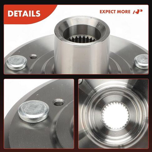 A-Premium 2 x Front Wheel Hub with 5-Lug Compatible with Honda CR-V CRV 1997-2001, Prelude 1997-2001 in Kuwait