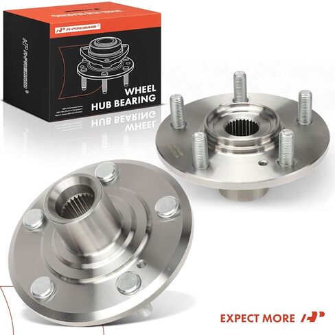 A-Premium 2 x Front Wheel Hub with 5-Lug Compatible with Honda CR-V CRV 1997-2001, Prelude 1997-2001 in Kuwait