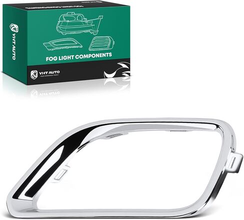 YHTAUTO Fog Light Trim Fits Jeep Cherokee Trailhawk KL 2019-2023 Front Bumper Fog Light Cover Bezel Right Passenger Side in Kuwait