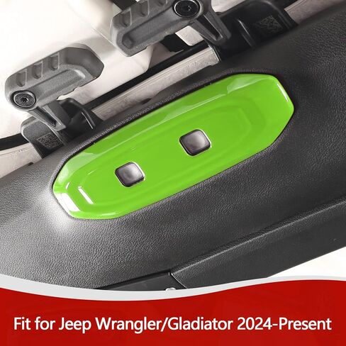 for Wrangler Map Dome Light Trim Cover for Jeep Wrangler/Gladiator 2024-Present Green Interior Accessories in Saudi Arabia