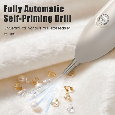 Ohotecy Electric Diamond Painting Pen with Adjustable Suction, Cordless Rechargeable Vacuum Rhinestone & Crystal Picker Tool for Round, Square & AB Drills, Low Noise Pro Diamond Art Accessories in Kuwait