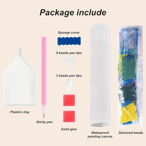 Stalente Diamond Painting Kits for Adults Stained Glass Maple Leaf, 5D DIY Diamond Art Kits for Beginners Round Full Drill Diamond Painting for Home Wall Decoration Gift 12×12inch in Kuwait