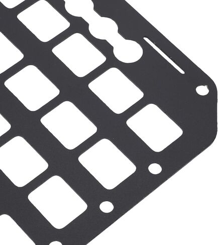 Aramox Vehicle Molle Panel, Aluminum Car Modular Storage Panel with L Track for SUVs Pickup Van Sedans, 356x254x2mm / 14x10x0.08in in Kuwait