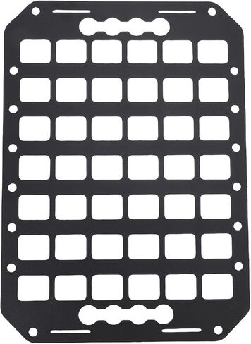Aramox Vehicle Molle Panel, Aluminum Car Modular Storage Panel with L Track for SUVs Pickup Van Sedans, 356x254x2mm / 14x10x0.08in in Kuwait