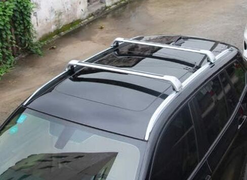 Roof Rack Cross Bars fit for Volkswagens VW Taos 2022-2024 (with Factory Side Rail) Silver Side Rails Cargo Bar in Saudi Arabia