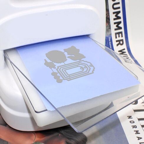Acrylic Cutting Plates for Die Cutting Machines 2 Pack, 7.67" x 5.86" Clear Embossing Mats for Small Die Cut Machines, Scrapbooking, Card Making, and DIY Crafts in Kuwait