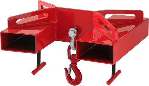 Forklift Mobile Crane, Forklift Crane Attachment 2 Hooks, Forklift Lifting Hoist W/Truss Jib Boom, Forklift Extension, Forklift Boom Attachment Towing Handling Equipment,2T in Saudi Arabia