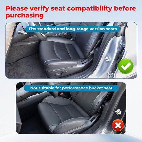 3 Packs Nappa Leather Front & Rear Seat Covers for Tesla Model Y/3 Highland/Juniper 2025 2026 Interior Accessories, Breathable All-Season Non-Slip Bottom Seat Protectors Cushion (Black) in Saudi Arabia