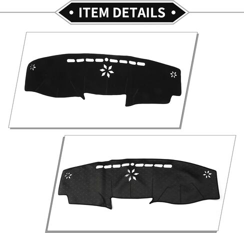 Dash Cover Kit Compatible for Lexus LS LS460 LS600H 2007-2012, Durable Polyester Black Center Console Dashboard Cover Pad Carpet in Saudi Arabia