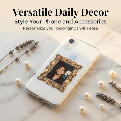 80 Pcs Vintage Baroque Frame Stickers for Scrapbooking, Aesthetic Antique Picture Frame Decorative Stickers, Self-Adhesive Junk Journal Supplies & Scrapbook Embellishments for Bullet Journal, Crafts in Saudi Arabia