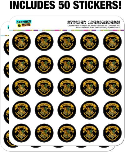 Harry Potter Ilustrated Hogwart's Crest Planner Calendar Scrapbooking Crafting Stickers in Kuwait