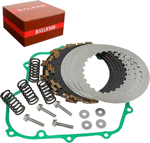 Clutch Friction Clutch Plate Gasket Kit with Springs Bolts Compatible with EX250 Ninja 250R 1988-2007 13088-1013 13089-026 11009-1872 in Kuwait