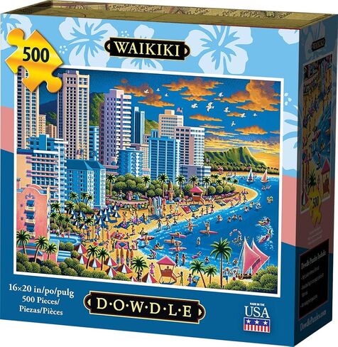 Dowdle Jigsaw Puzzle - Waikiki - 500 Piece in Kuwait