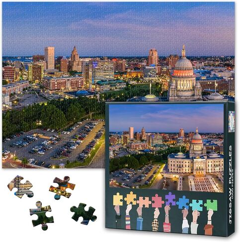 Puzzles for Adults 1000 Pieces: Las Vegas Strip City Night Landscape Jigsaw Puzzle - Challenging 1000 Piece Puzzle for Adults US City Skylines Artwork for Home Decor & Relaxation 27.5"x19.6"/70*50cm in Kuwait