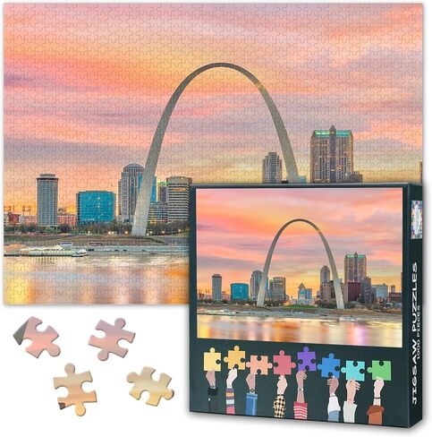 Puzzles for Adults 1000 Pieces: Las Vegas Strip City Night Landscape Jigsaw Puzzle - Challenging 1000 Piece Puzzle for Adults US City Skylines Artwork for Home Decor & Relaxation 27.5"x19.6"/70*50cm in Kuwait