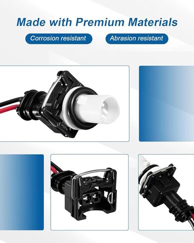 Side Marker Light Bulb Socket with Wire Harness Fit for Ford F250 F350 F450 F550 Super Duty Mercury Cougar 1999-2013 Replace F8RZ13K371AA in Kuwait