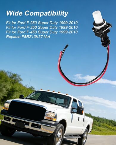 Side Marker Light Bulb Socket with Wire Harness Fit for Ford F250 F350 F450 F550 Super Duty Mercury Cougar 1999-2013 Replace F8RZ13K371AA in Kuwait