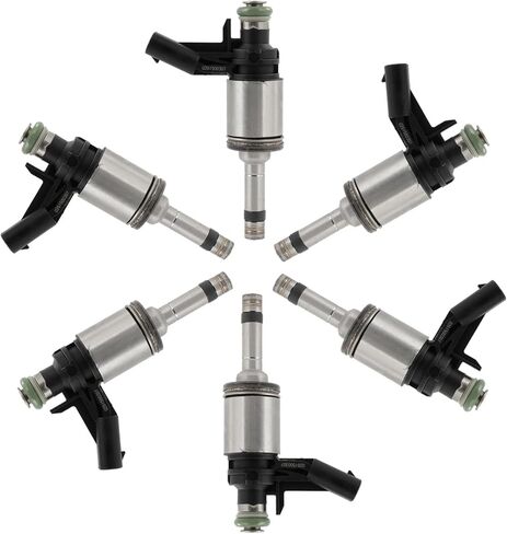 Fuel Injector 6 Holes Fit 2020-2024 for Ford Police Interceptor Utility 3.3L 2018-2021 for Ford Expedition 3.5L 2018-2022 for Lincoln Navigator 3.5L Replace Part FJ1398 Fuel Injectors 6PCS in Saudi Arabia