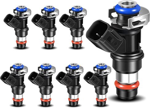 Upgraded Fuel Injectors FJ887 Compatible with Chevy Avalanche/Express/Silverado/SSR/Trailblazer,for GMC Canyon/Envoy XL/Savana 3500/Sierra 1500,for Buick Rainier Set of 8 12580681 Injectors in Saudi Arabia