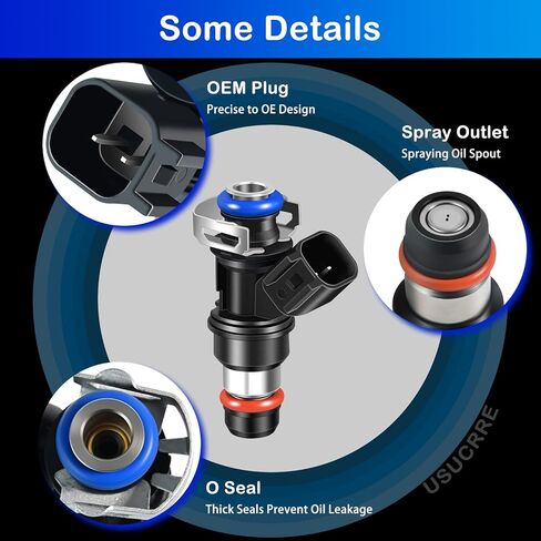 Upgraded Fuel Injectors FJ887 Compatible with Chevy Avalanche/Express/Silverado/SSR/Trailblazer,for GMC Canyon/Envoy XL/Savana 3500/Sierra 1500,for Buick Rainier Set of 8 12580681 Injectors in Saudi Arabia