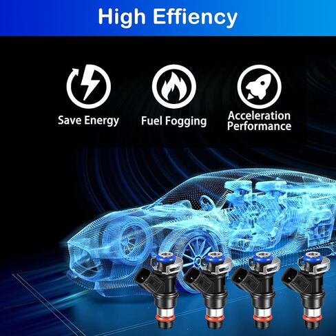 Upgraded Fuel Injectors FJ887 Compatible with Chevy Avalanche/Express/Silverado/SSR/Trailblazer,for GMC Canyon/Envoy XL/Savana 3500/Sierra 1500,for Buick Rainier Set of 8 12580681 Injectors in Saudi Arabia