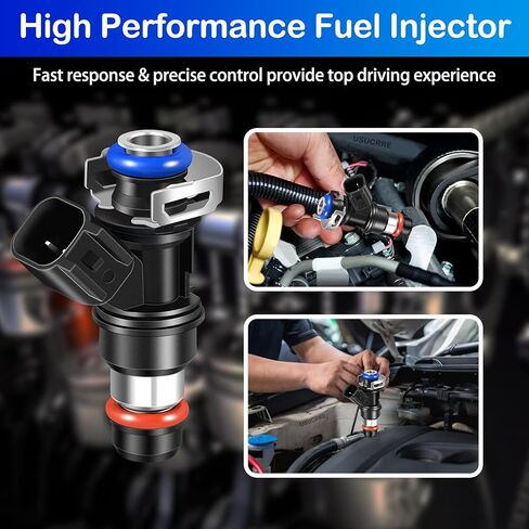 Upgraded Fuel Injectors FJ887 Compatible with Chevy Avalanche/Express/Silverado/SSR/Trailblazer,for GMC Canyon/Envoy XL/Savana 3500/Sierra 1500,for Buick Rainier Set of 8 12580681 Injectors in Saudi Arabia