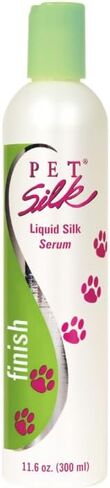 PET SILK Liquid Silk Serum (11.6 Ounce) – Dog Finishing Leave in Conditioner for Shiny & Healthy Coat – Pet Detangler with Silk Amino Acids, Vitamin E & Panthenol in Saudi Arabia