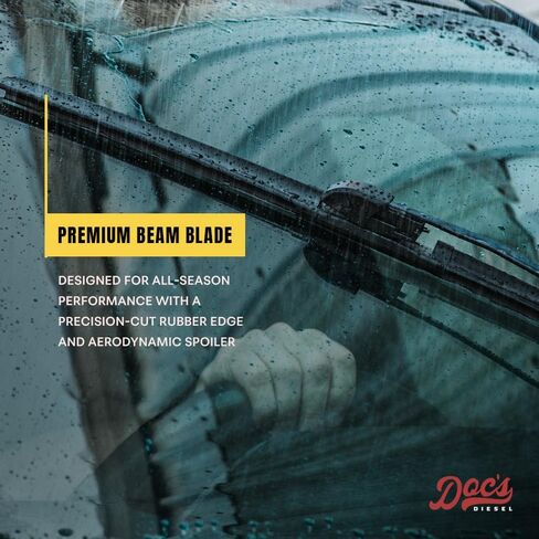 Doc's Diesel Premium Beam Wiper Blades 20" DDW20-2 | Compatible with various diesel vehicles | Replaces 5079277-2 in Kuwait