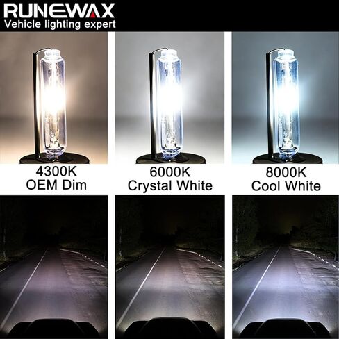 D3S Xenon Bulbs for Dodge Charger Challenger with HID Headlights 2015 2016 2017 2018 2019 2020 2021 2022 2023, 8000K Cool White Replacement OEM L0000D3S 35W 4300K Headlamps, 2-Pack in Saudi Arabia